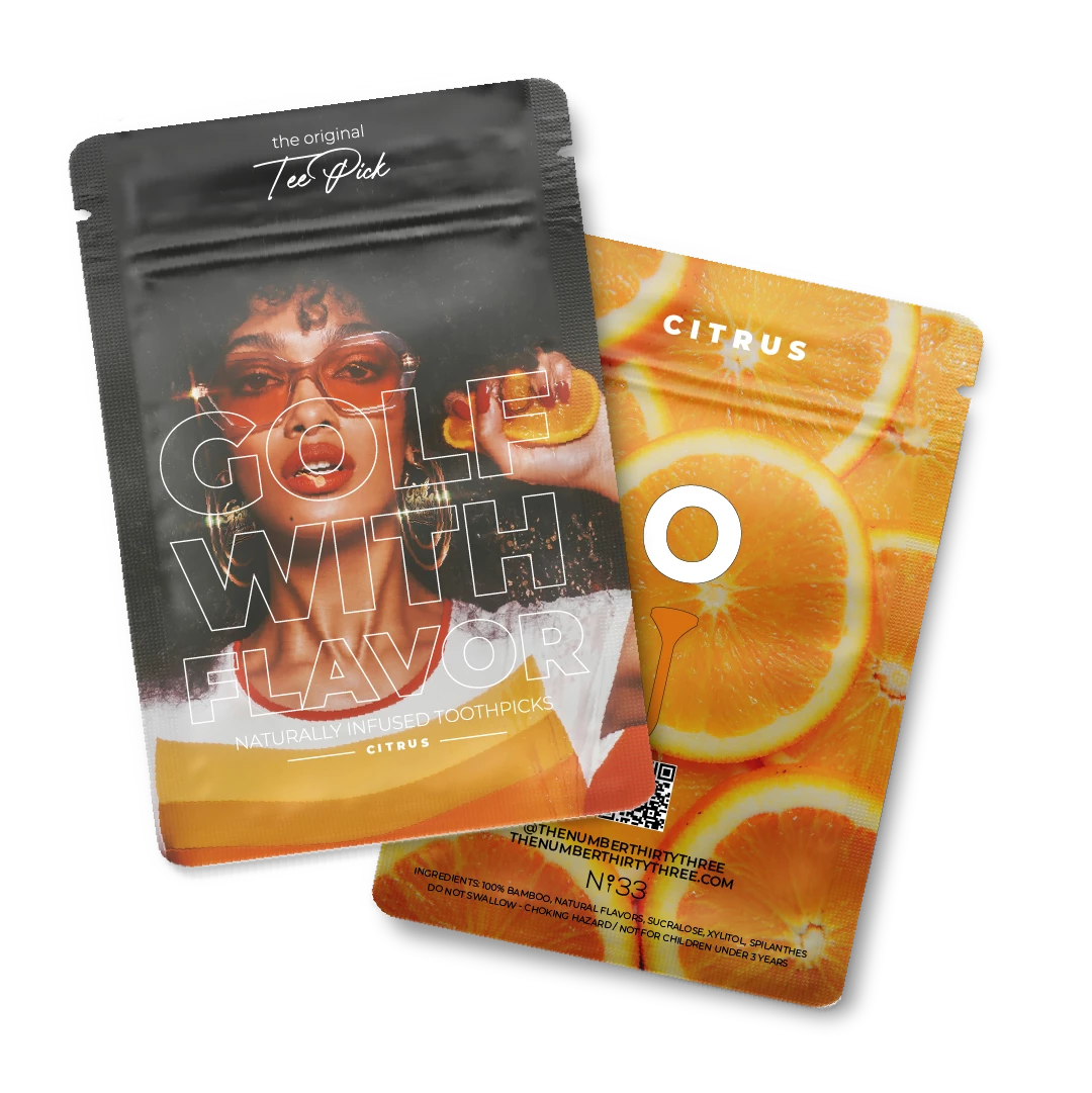 The Number Thirty Three The Original Tee Pick - Citrus - Image 2