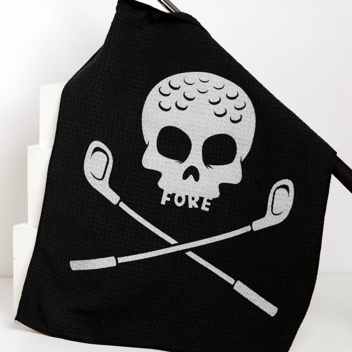 Bad Cards Fore Good Golfers 17X14 Golf Towel