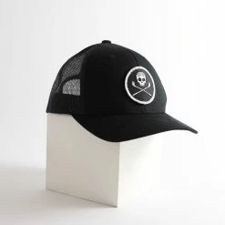 Bad Cards Fore Good Golfers Black Trucker Hat