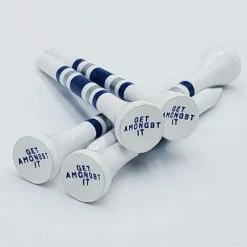 Western Birch Golf Company "Get Amongst It" Limited Edition Striped Golf Tee