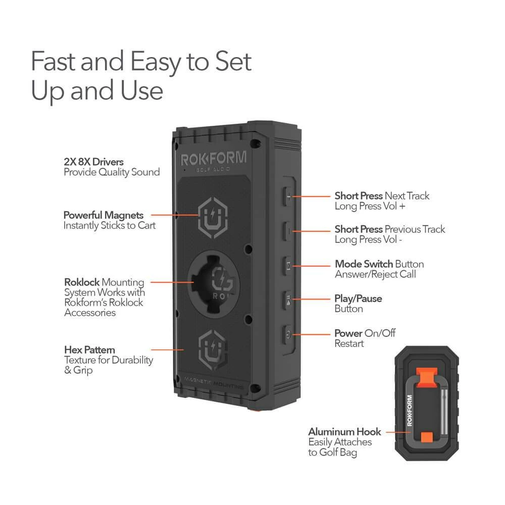 ROKFORM G-ROK Wireless Golf Speaker - Image 4
