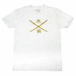Miura Samurai Tee White/Gold Logo