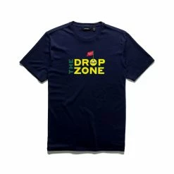 RADMOR X GOLF Drop Zone Collaboration - 'Drop Zone' Players Tee - Navy