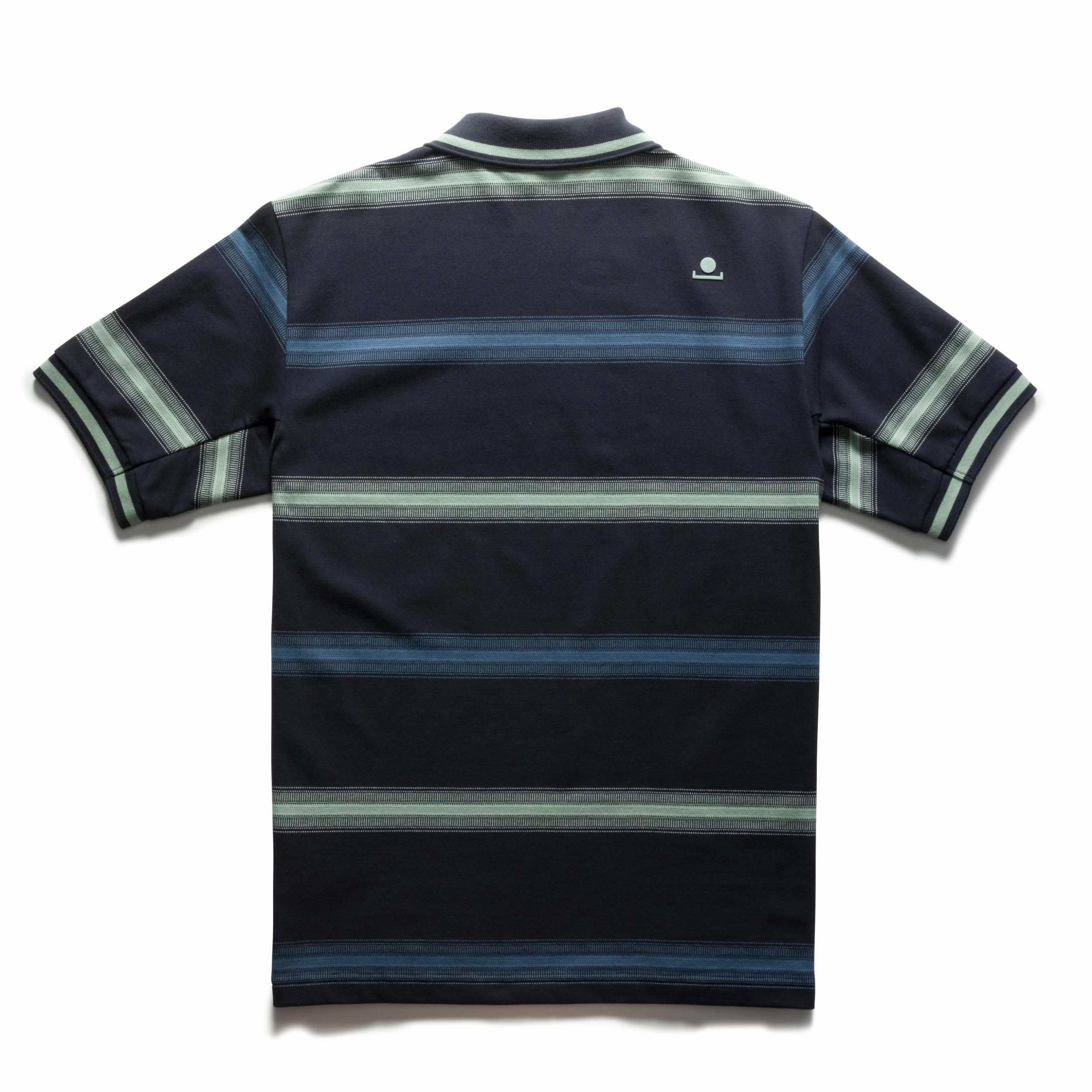 Radmor Baty Pimaformance 'Vintage Ombre' Pique Polo (BLUE GRAPHITE) - Image 2
