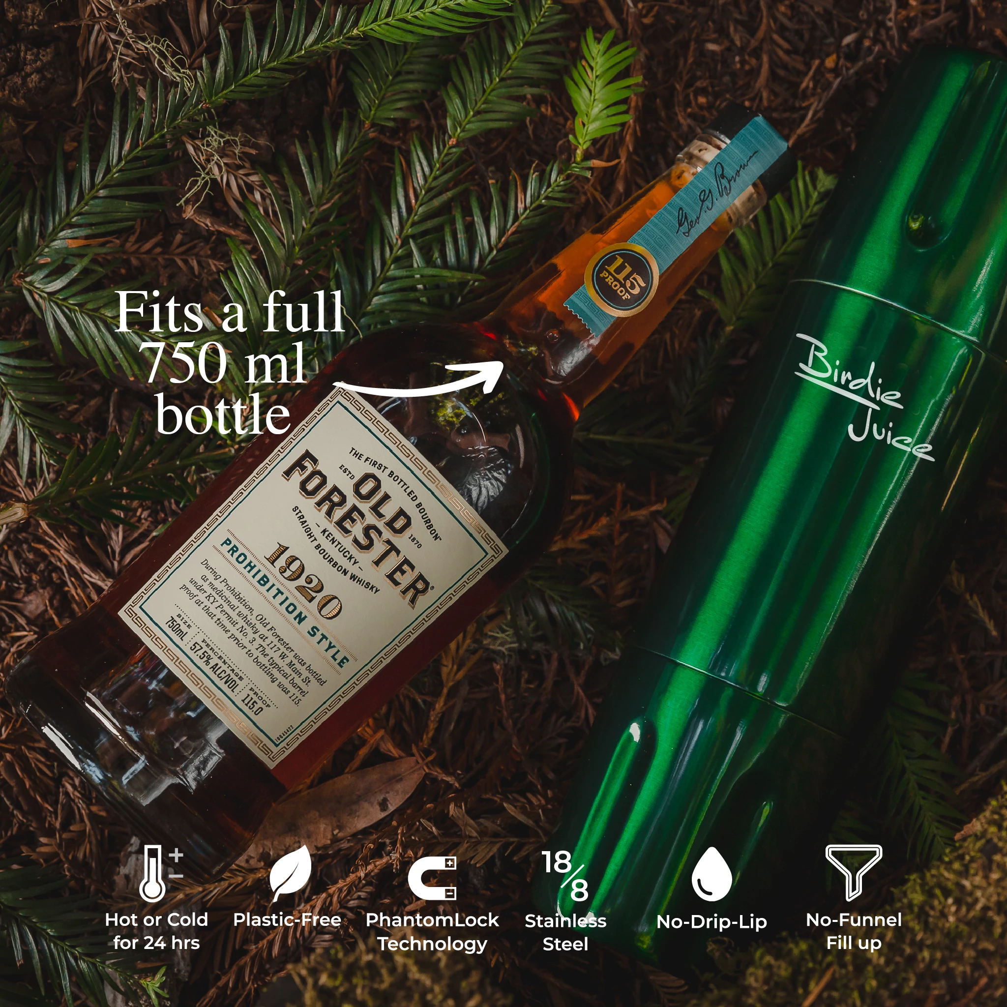 High Camp Flasks Birdie Juice Edition 750ml Flask - Image 2