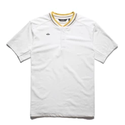 Radmor Colby Pimaformance BobRad Band Collar Jersey Polo (SNOW WHITE LEMON)