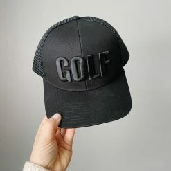 CADDIE UNIFORM Black Golf Hat