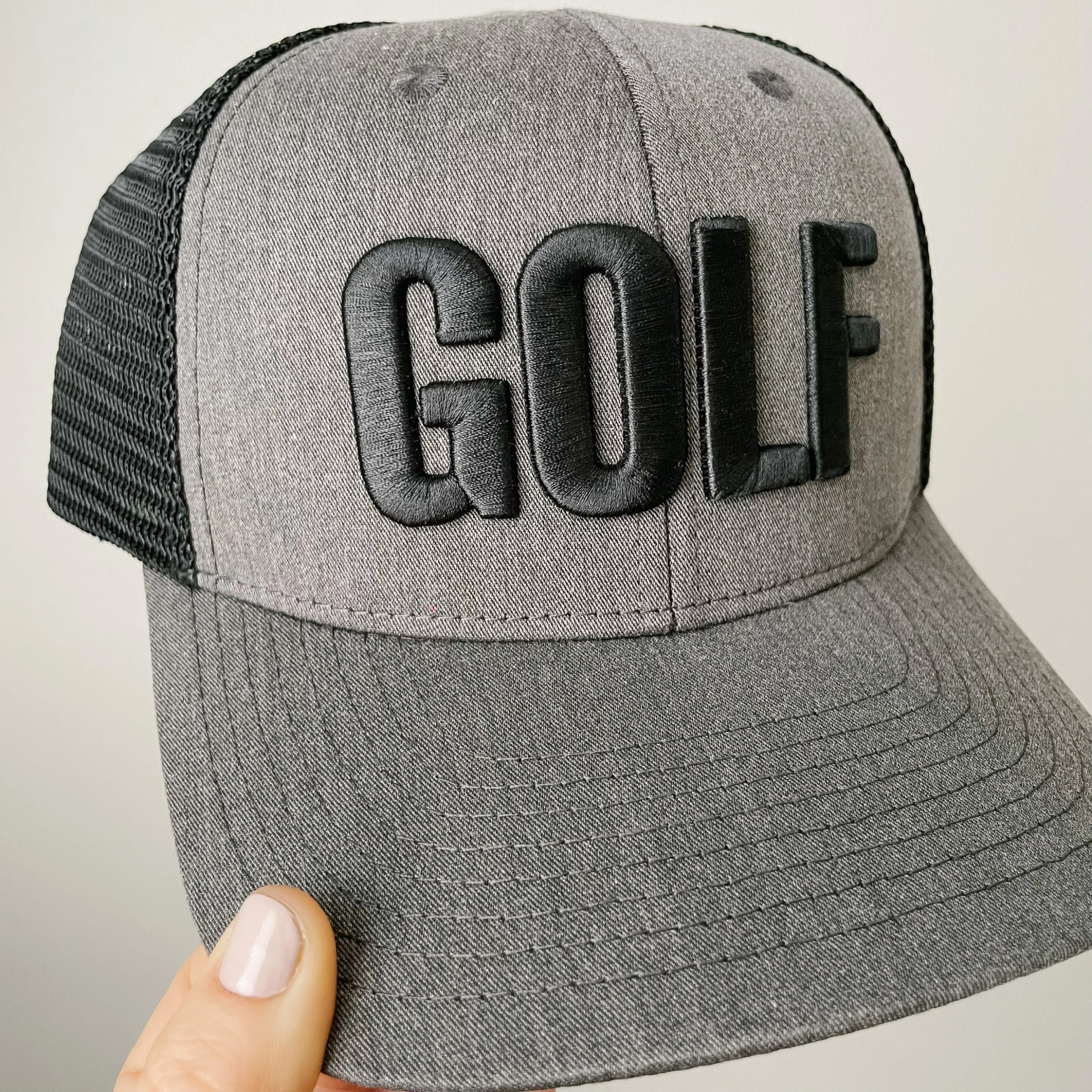 CADDIE UNIFORM Grey Golf Hat - Image 2