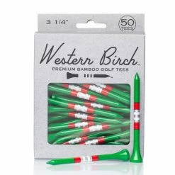 Western Birch Golf Company "Rudolph" 3 1/4" Bamboo Golf Tee