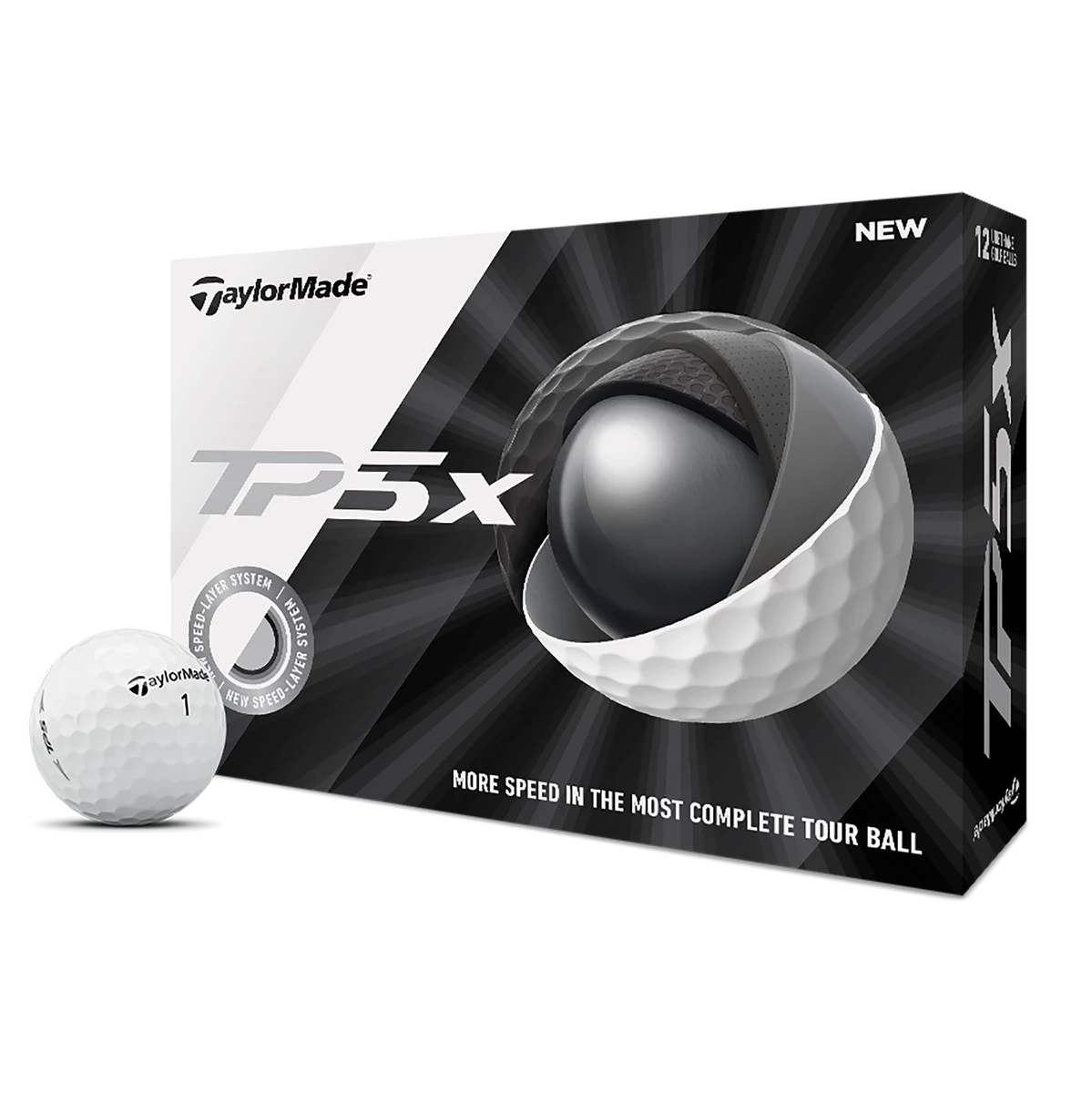 TaylorMade Golf Taylormade 2019 TP5X Golf Balls
